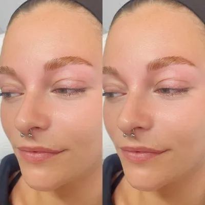 Brow lamination result