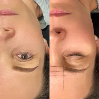 Brow shading result